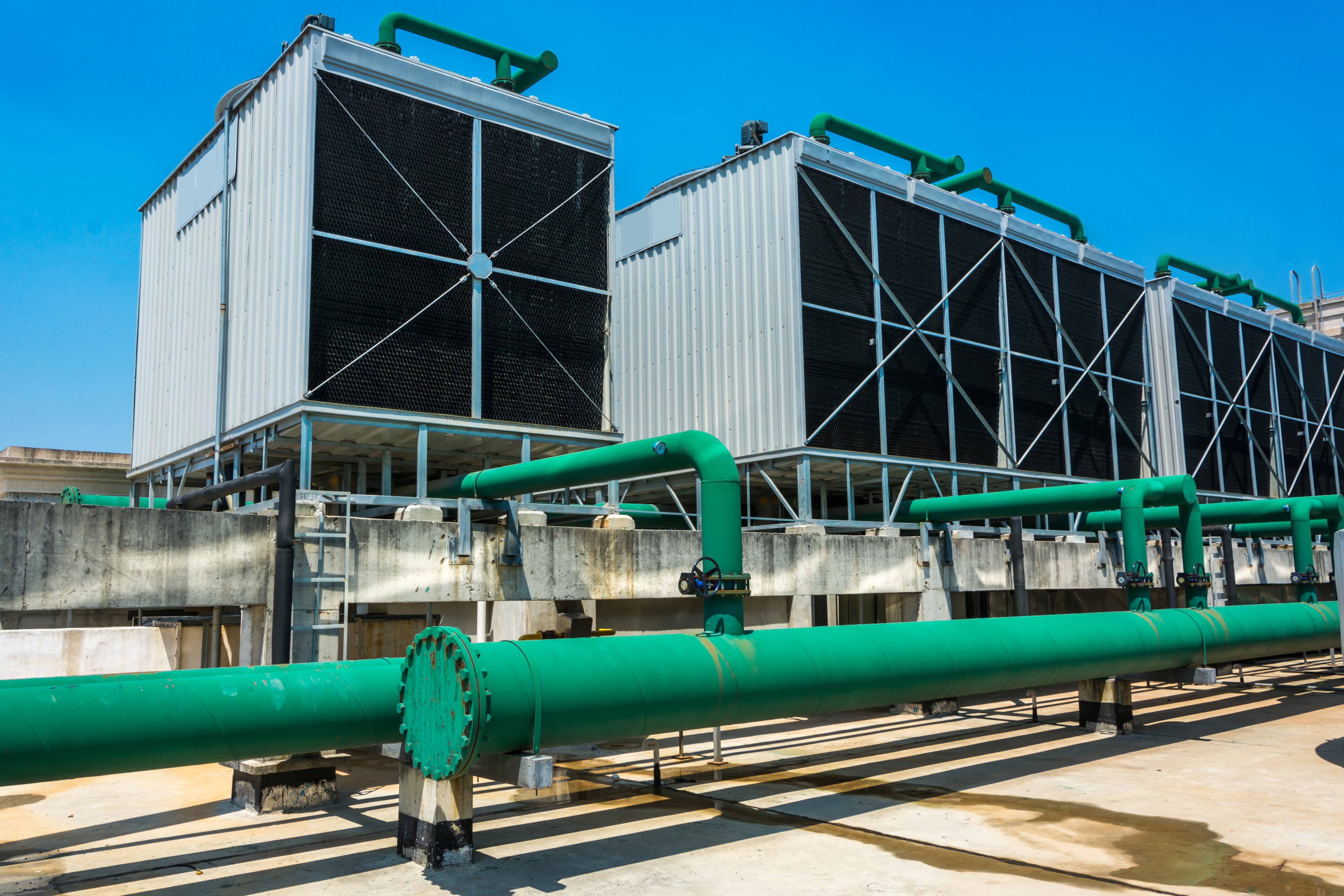Industrial water treatment facility